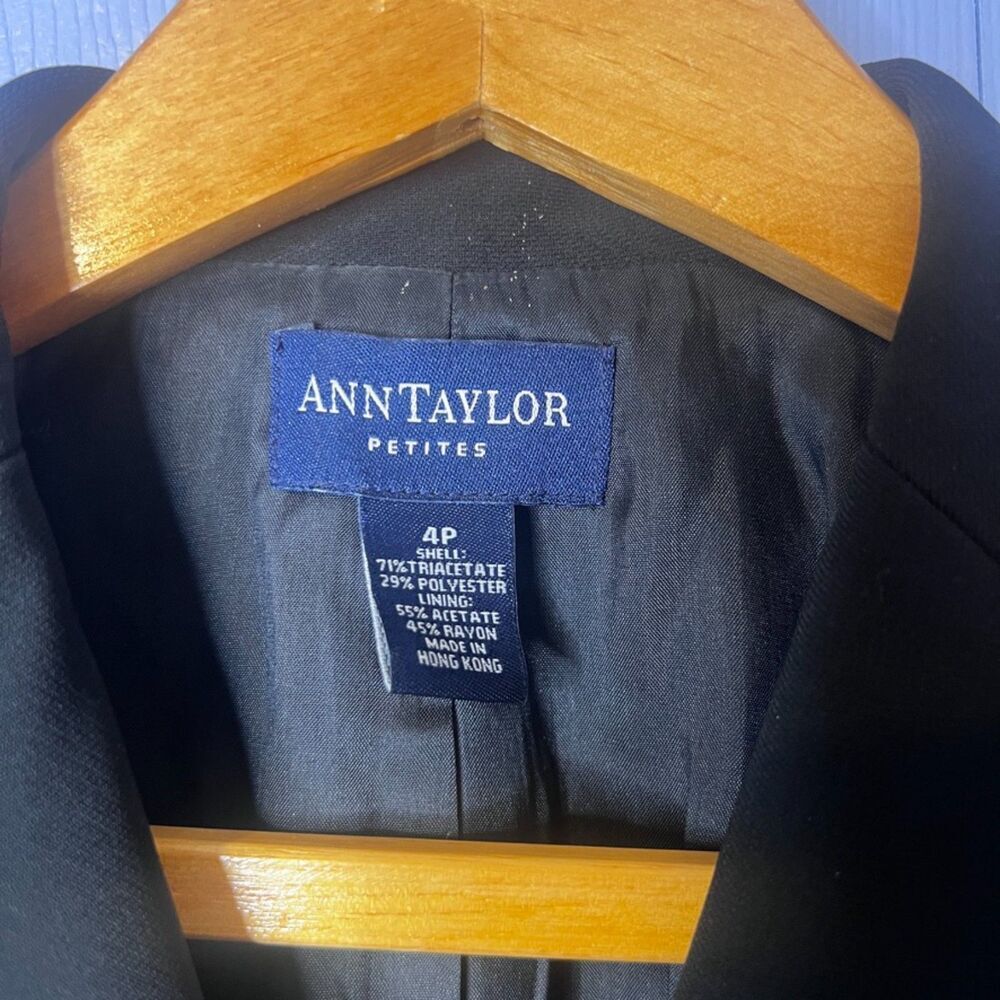 Ann Taylor Petites Black Basic Single Breasted 3 … - image 6